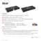 Club 3D HDMI Splitter mit zwei Geräten. Eigenschaften: 12 HDMI-Eingänge, Auflösung HDTV 4K@60Hz, Unterstützung für HDCP 2.2, Power Protection.