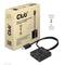 Box mit Beschriftung 'Club 3D HDMI 2.1 Bi-Directional Switch'. Enthält Switch mit zwei HDMI-Eingängen, einem HDMI-Ausgang und Kabel.