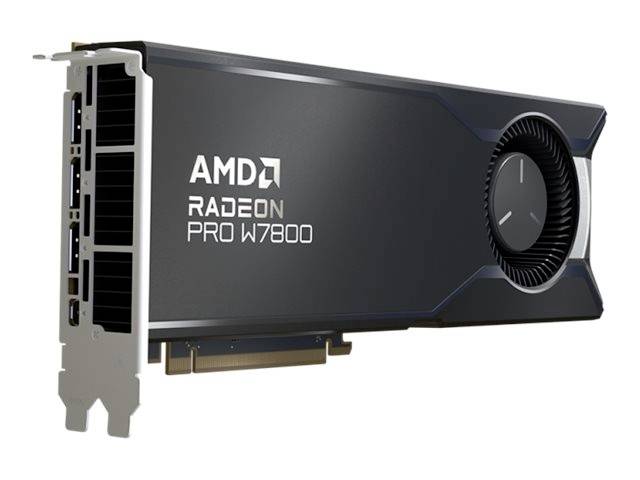 AMD Grafikkarte AMD Radeon Pro W7800 Radeon Pro W7800 32 GB GDDR6-RAM PCIe x16 Mini DisplayPort, DisplayPort 2.1 Vulkan