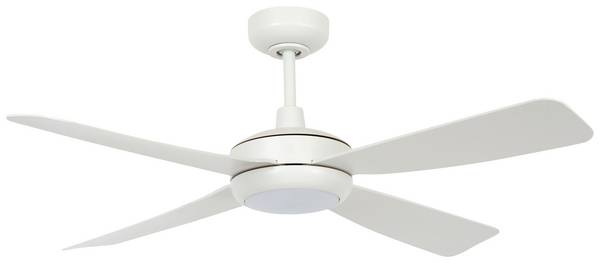 Deckenventilator Lucci air Slipstream inkl. Fernbedienung und GX53 Leuchtmittel weiß. EMZ Elektro Marketing