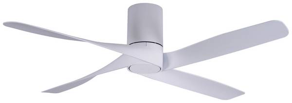 Deckenventilator Lucci air Riviera inkl. Fernbedienung und GX53 Leuchtmittel weiß. EMZ Elektro Marketing