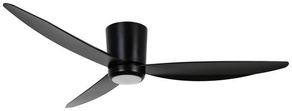 Deckenventilator Lucci air Array inkl. Fernbedienung und GX53 Leuchtmittel schwarz. EMZ Elektro Marketing