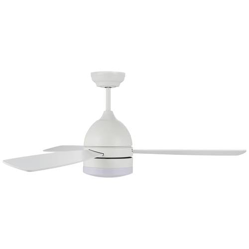 Thumbnail - Lucci AIR Vector Deckenventilator 35 W (Ø x H) 130 cm x 10 cm Weiß mit Fernbedienung