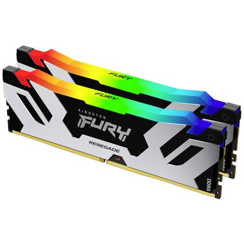 Thumbnail - Kingston CL38 FURY Renegade RGB XMP PC-Arbeitsspeicher Kit DDR5 32 GB 2 x 16 GB Non-ECC 288pin DIMM CL38 KF576C38RSAK2-3...