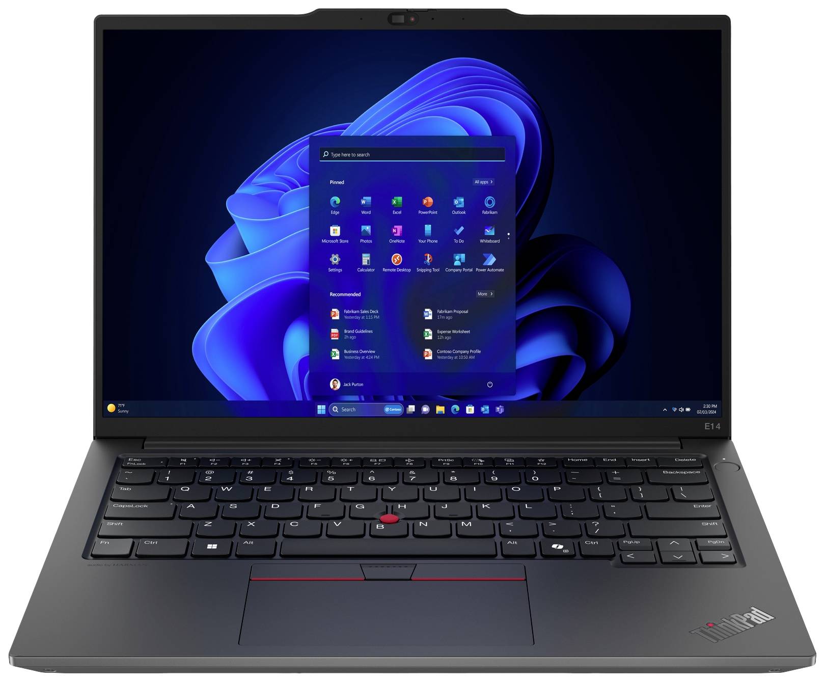 Lenovo Notebook ThinkPad E14 Gen 6 (Intel) 35.6 cm (14 Zoll) WUXGA Intel® Core™ Ultra 5 125U 16 GB RAM 512 GB SSD Deutsc
