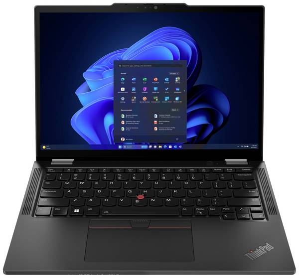 Lenovo 2-in-1 Notebook / Tablet ThinkPad X13 2-in-1 Gen 5 33.8 cm (13.3 Zoll) WUXGA Intel® Core™ Ultra 5 125U 16 GB RAM 512 GB SSD Deutsch, QWERTZ Schwarz 21LW000JGE