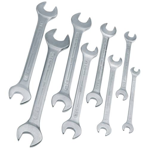 MOB 9005000201 Doppel-Maulschlüssel-Satz 8teilig Schlüsselweite (Metrisch) 8 - 24 mm