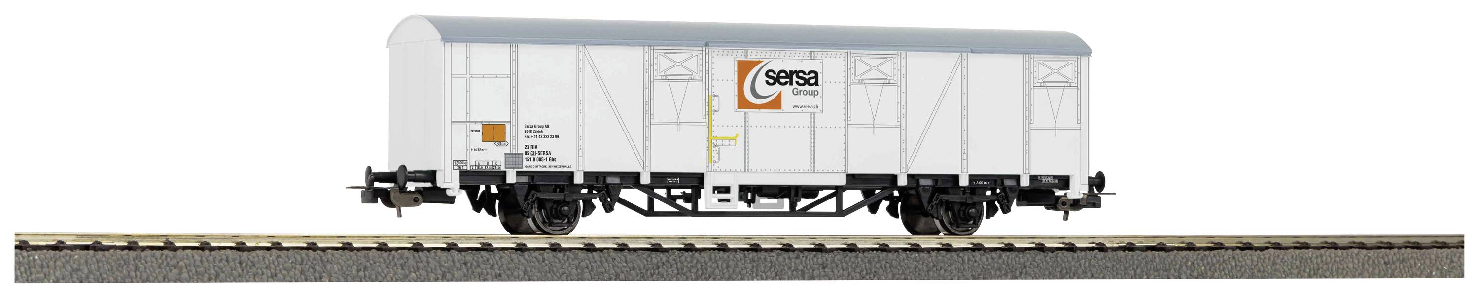 Piko H0 27721 Gedeckter Güterwagen DC Gedeckter Güterwagen