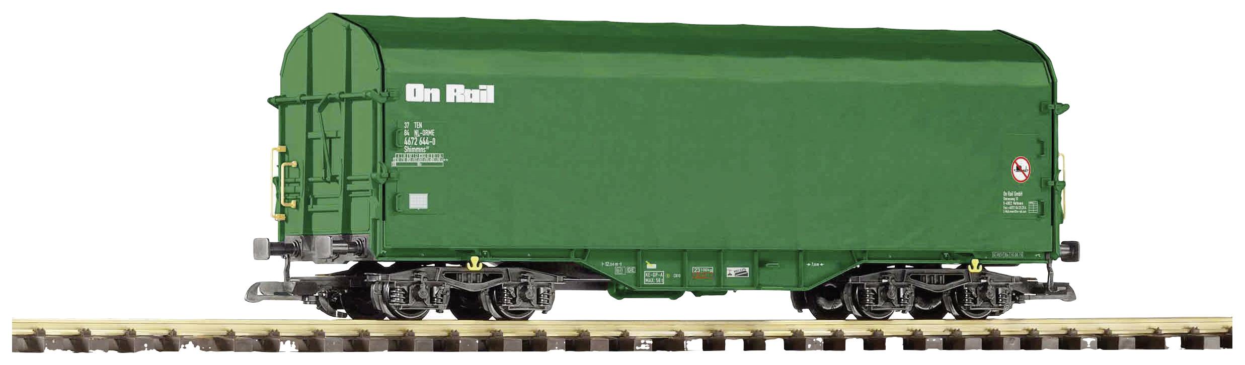 Piko G 37017 G Schiebeplanenwagen Shimmns der On Rail