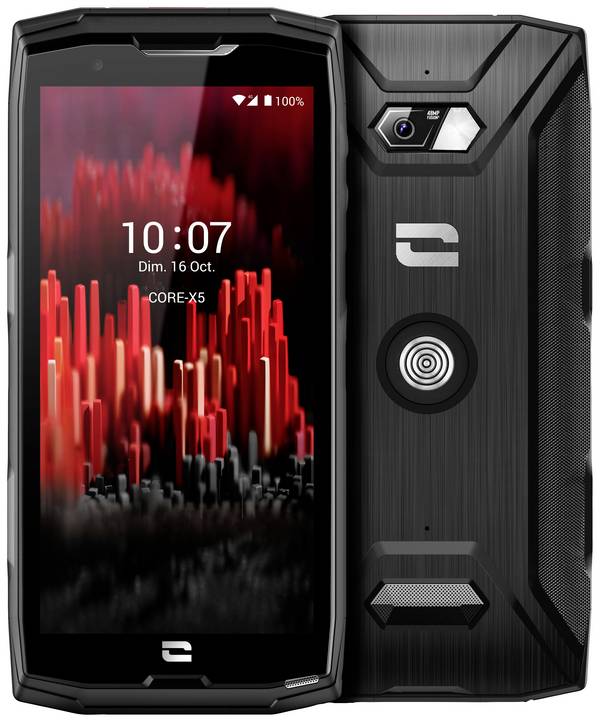 Crosscall Core X5 Refurbished (sehr gut) 64 GB 5.45 Zoll (13.8 cm)  Hybrid-Slot Android™ 11 48 Megapixel Schwarz