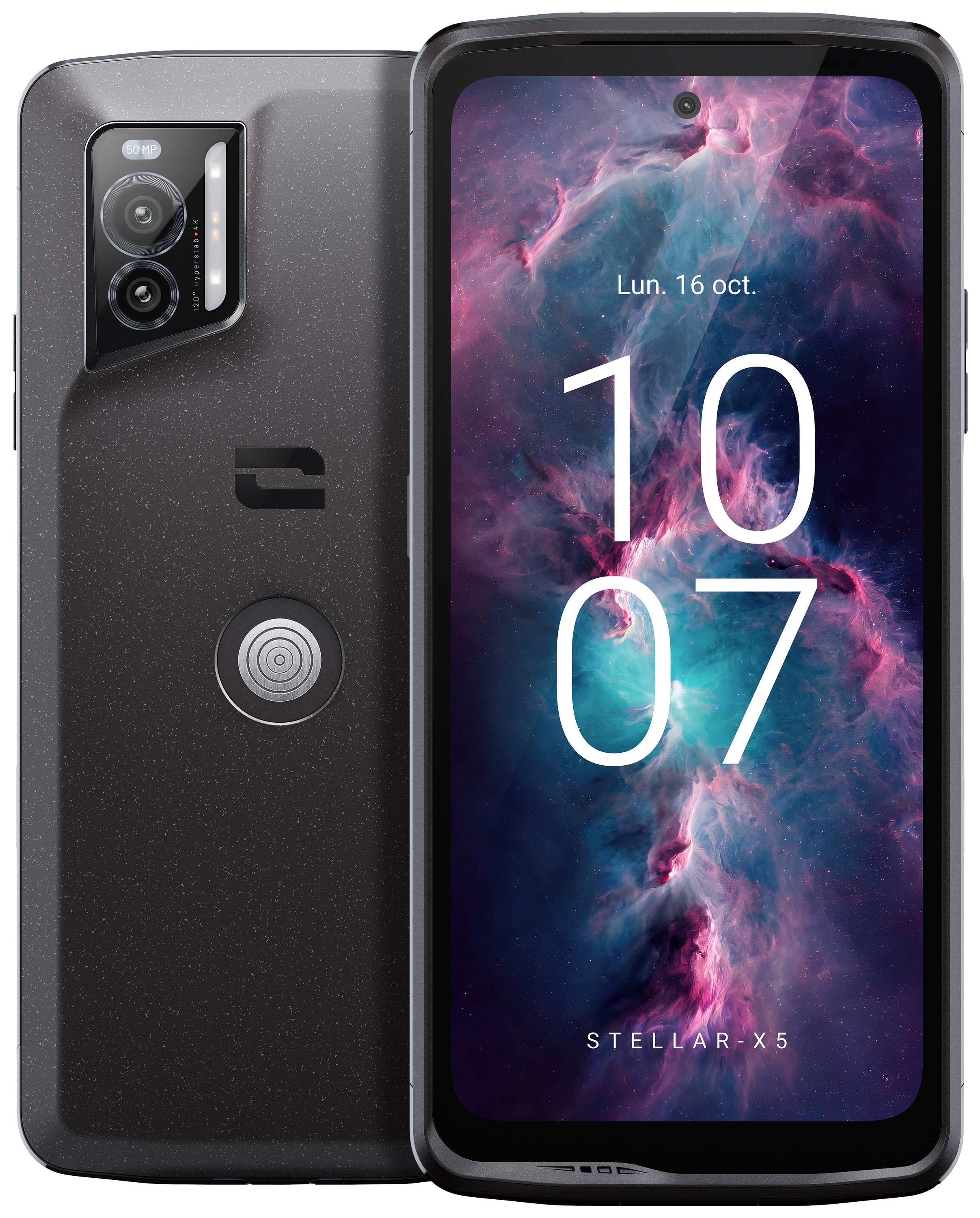 CROSSCALL Stellar X5 Outdoor Smartphone 128 GB 16.5 cm (6.497 Zoll) Schwarz Android Dual-SI