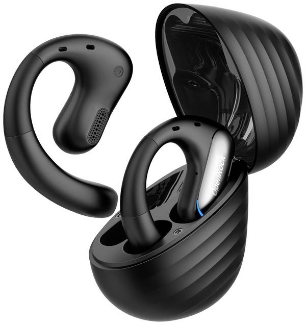 OneOdio OpenRock Pro T1  Ear Free Kopfhörer Bluetooth® Stereo Schwarz  Ladecase, Ohrbügel, Wasserbeständig Sport