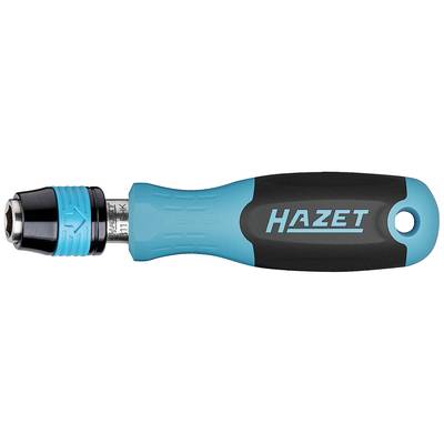 Schraubendreher mit blauem Griff und schwarzer Spitze, Aufschrift 'HAZET' am Griff.