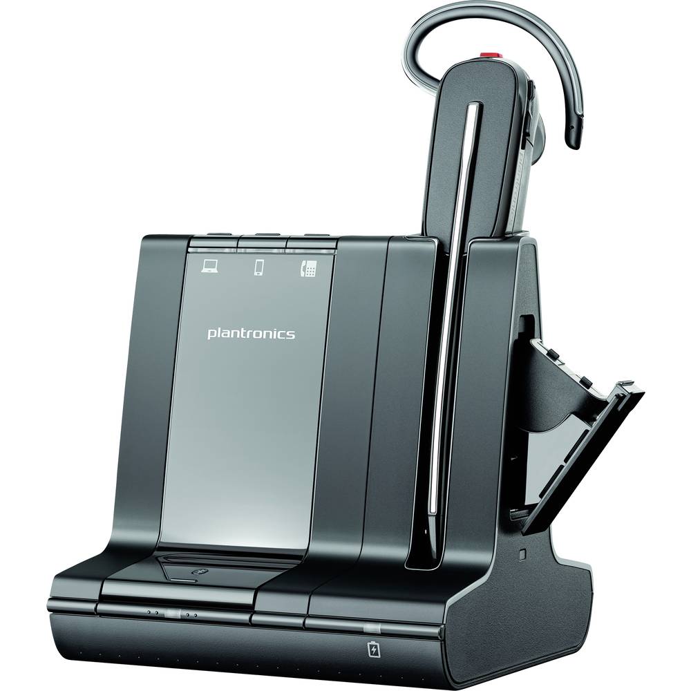 HP Poly Savi 8245-M MS Teams In Ear headset Computer DECT, Bluetooth Mono Zwart Noise Cancelling Vol