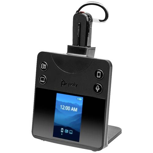 HP Poly Savi 8445 Office DECT In Ear Headset DECT, Bluetooth® Mono Schwarz Noise Cancelling Lautstärkeregelung, Mikrofon...