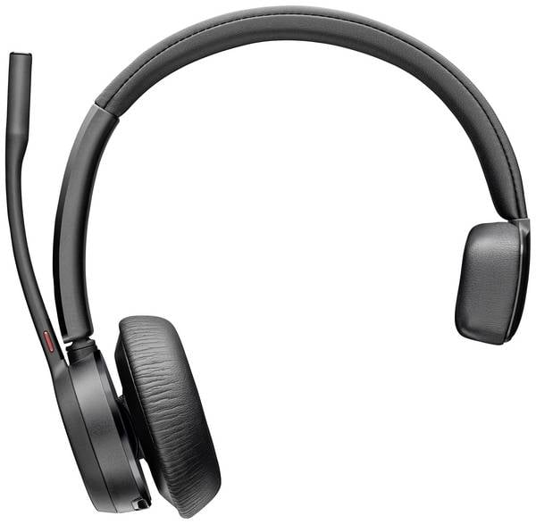 HP Poly Voyager 4310 MS Teams Headset  On Ear Headset Bluetooth® Mono Schwarz Mikrofon-Rauschunterdrückung Lautstärkeregelung Computer