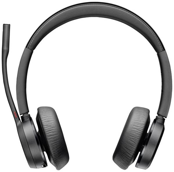 HP Poly Voyager 4320-M +BT700 Dongle On Ear Headset Bluetooth® Stereo Schwarz Noise Cancelling Lautstärkeregelung, Mikrofon-Stummschaltung Computer
