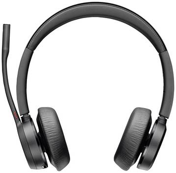 HP Poly Voyager 4320 USB-C Headset +BT700 Dongle  On Ear Headset Bluetooth® Stereo Schwarz Noise Cancelling  Computer