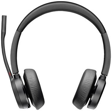 HP Poly Voyager 4320 USB-C Headset +BT700 Dongle  On Ear Headset Bluetooth® Stereo Schwarz Noise Cancelling  Computer