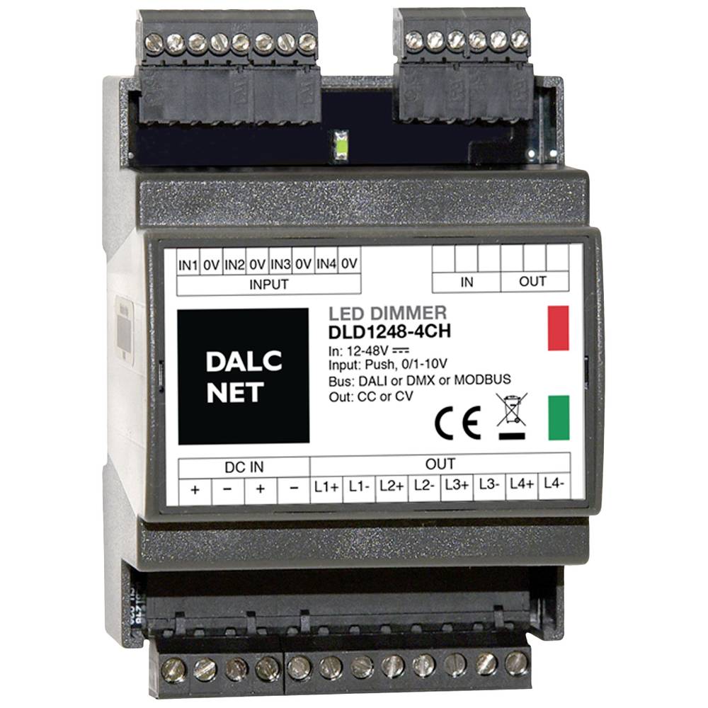 Dalcnet DLD1248-4CC-DMX Dimmer 4-kanaals