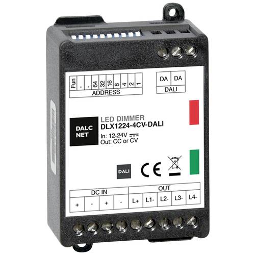 Dalcnet DLX1224-4CV-DALI Dimmer 4-Kanal