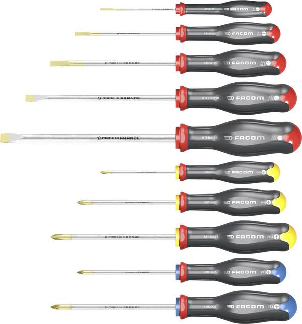 Facom ATW.J10PB Universal Schraubendreher-Set 10teilig