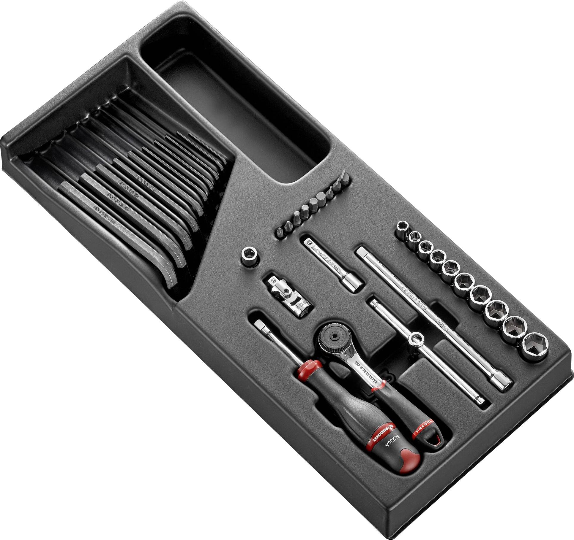 Facom Steckschlüssel-Adapter-Set 1/4 (6.3 mm) 36teilig MOD.R161-26
