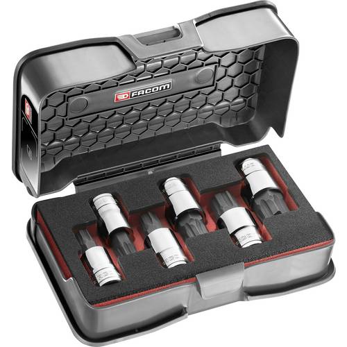 Facom Bit-Set 1/2 Zoll 6-tlg. STM.J6MGRPPB Bit-Set 6teilig 1/2 (12.5 mm)