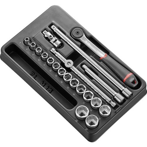 Facom Steckschlüssel-Adapter-Set 3/8 (10 mm) 20teilig MOD.J161-36