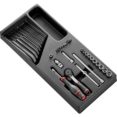 Thumbnail - Facom Steckschlüssel-Adapter-Set 1/4 (6.3 mm) 36teilig MOD.R161-1U