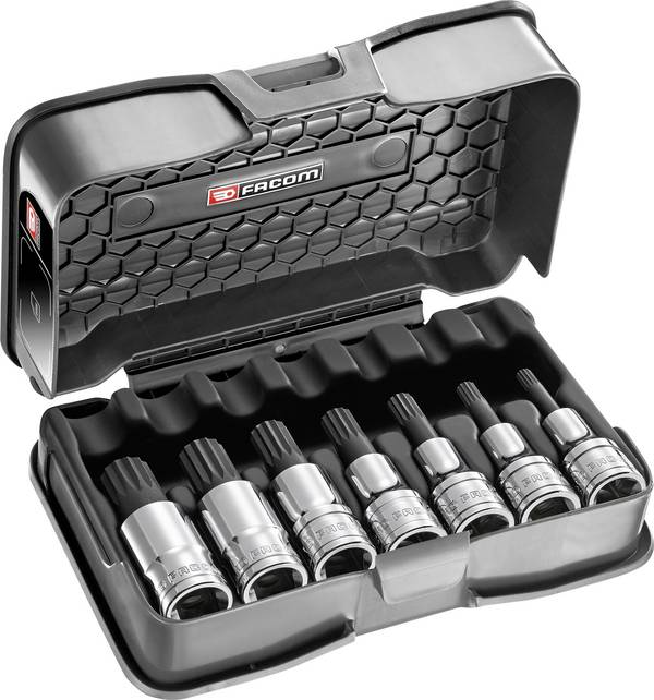 Facom  Steckschlüssel-Adapter-Set metrisch 1/2" (12.5 mm) 7teilig SV.J7APB