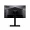 Rückansicht eines schwarzen Acer-Monitors mit rechteckigem Standfuß und sichtbarem Firmenlogo.