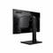 Ein schwarzer Acer-Monitor wird von hinten gezeigt, auf einem rechteckigen Standfuß, mit schlichtem, modernem Design.