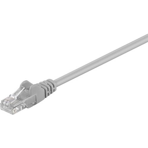 Thumbnail - Goobay 68377 RJ45 Netzwerkkabel, Patchkabel CAT 5e U/UTP 5.00 m Grau 1 St.
