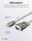 'USB Adapter' verbindet serielle Terminals mit RS-232-Schnittstelle/COM-Port mit USB-Geräten. Zeigt USB-Type-A- und D-Sub-9-Pin-Stecker.