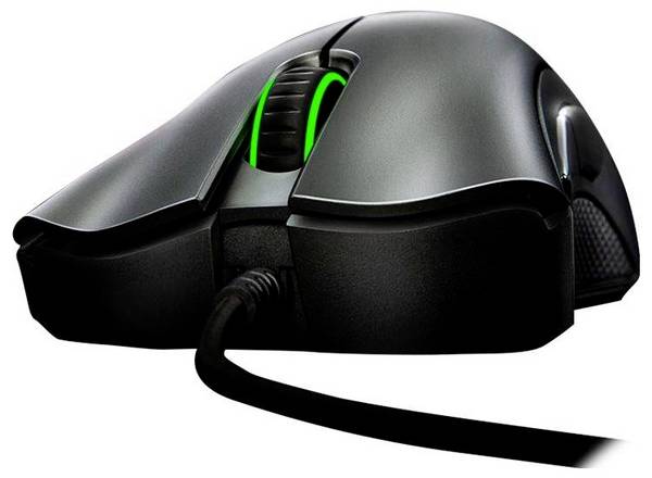 RAZER DeathAdder Essential White Ed Gaming-Maus Kabelgebunden Optisch Schwarz 5 Tasten 6400 dpi Ergonomisch