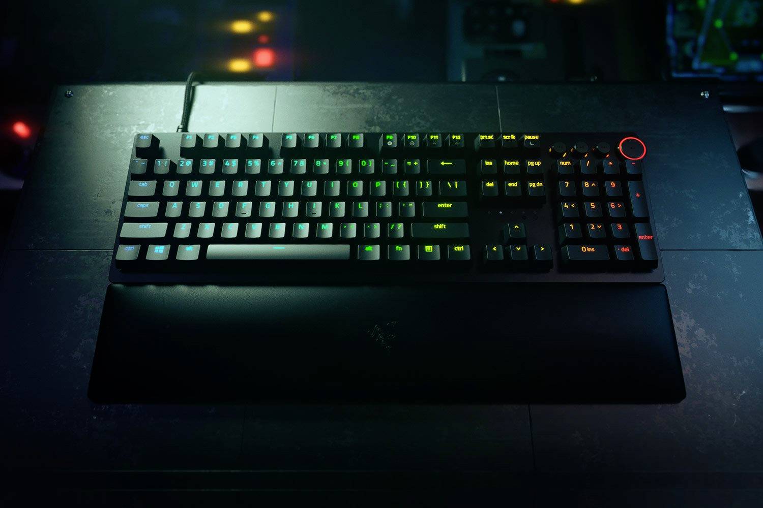 RAZER Huntsman V2 Purple Switch - Ger Kabelgebunden Gaming-Tastatur Deutsch, QWERTZ Schwarz Beleuchtet-4