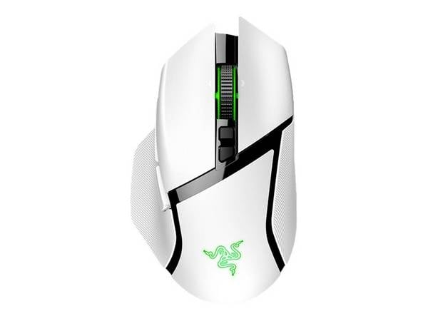 RAZER Basilisk V3 Pro White Gaming-Maus Bluetooth® Optisch Weiß 11 Tasten 30000 dpi Integriertes Scrollrad