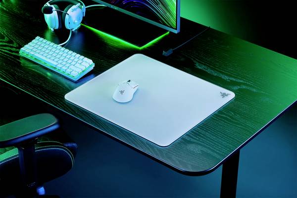 RAZER Atlas Gaming-Mauspad  Glasoberfläche Weiß