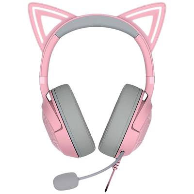 RAZER Kraken Kitty V2 Gaming Over Ear Headset kabelgebunden Stereo Pink