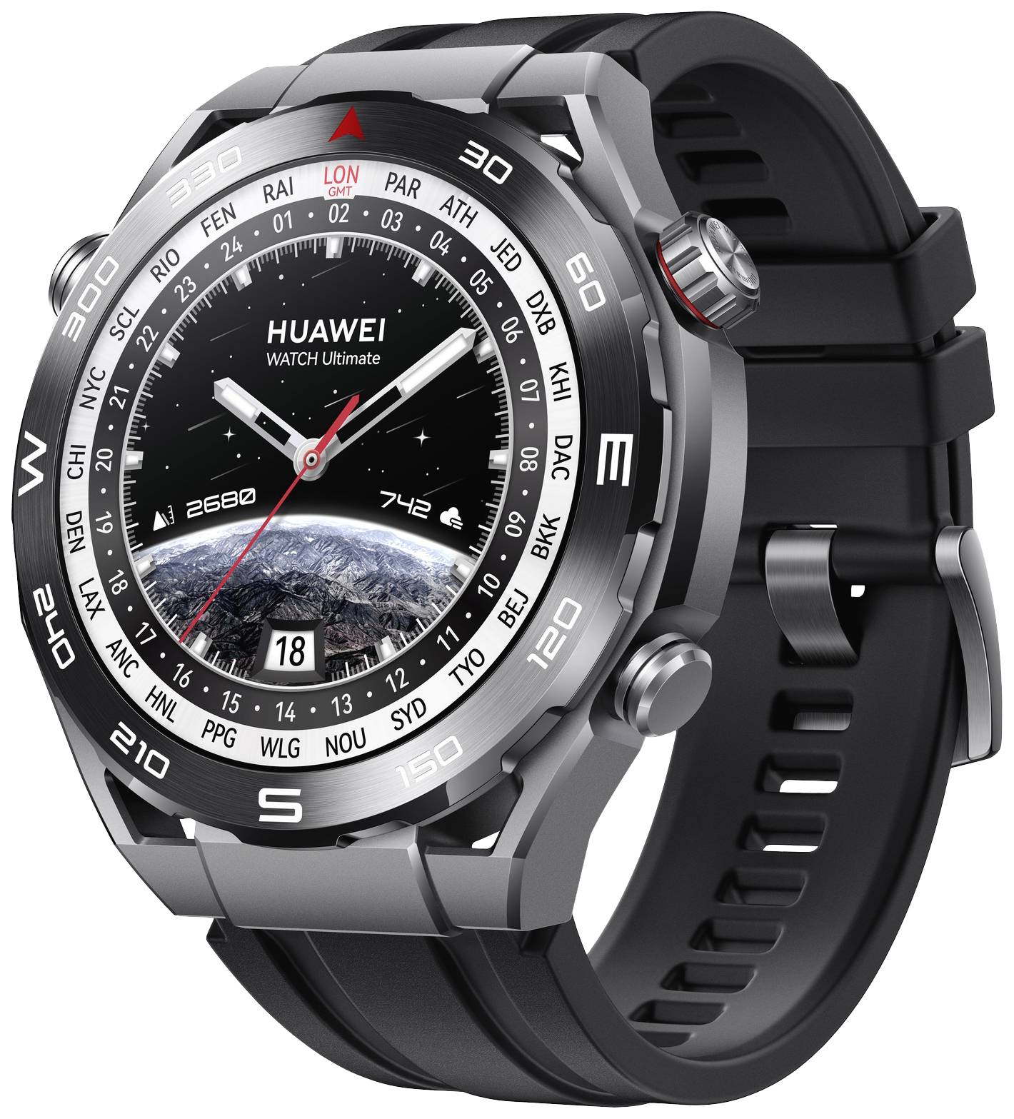 HUAWEI WATCH Ultimate Smartwatch Schwarz