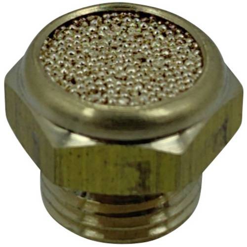 TRU COMPONENTS Druckluft-Schalldämpfer TC-12770324 Außengewinde G1/8 15 bar Messing 1 St.