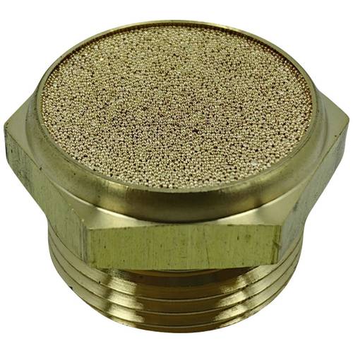 Thumbnail - TRU COMPONENTS Druckluft-Schalldämpfer TC-12770344 Außengewinde G1 15 bar Messing 1 St.