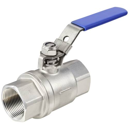 TRU COMPONENTS TC-2PC-DN32-316 TC-12770360 Standard-Kugelhahn Innengewinde: G1 1/4 64 bar (max) 1 St.