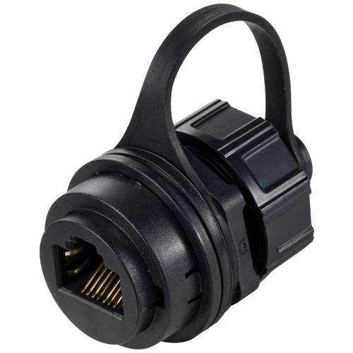 TRU COMPONENTS RJ45 Einbaubuchse rund TC-12770440 Einführhilfe für RJ45 1 St.