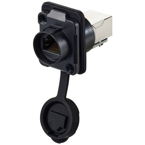 TRU COMPONENTS RJ45 Einbaubuchse, 2-Loch-Flansch TC-12770460 Einführhilfe für RJ45 1 St.