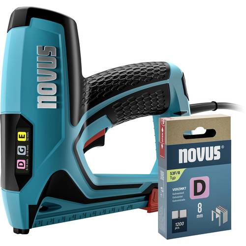 Novus Tools 031-0370 Elektrotacker Klammerntyp Typ 11, Typ 53F Klammernlänge 6 - 14 mm