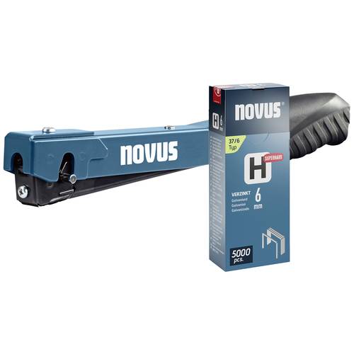 Novus Tools 030-0463 Hammertacker Klammerntyp Typ 37 Klammernlänge 4 - 6 mm