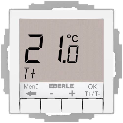 Eberle 527825455604 UTE 4100-Rw-RAL9016-G-55 Raumthermostat Unterputz Heizen/Kühlen 1 St.