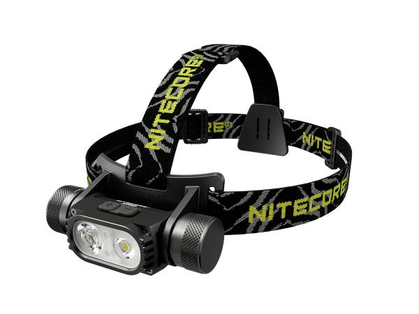 Nitecore HC68, Stirnband-Taschenlampe, Schwarz, Aluminium, Tasten, 2 m, 2 m